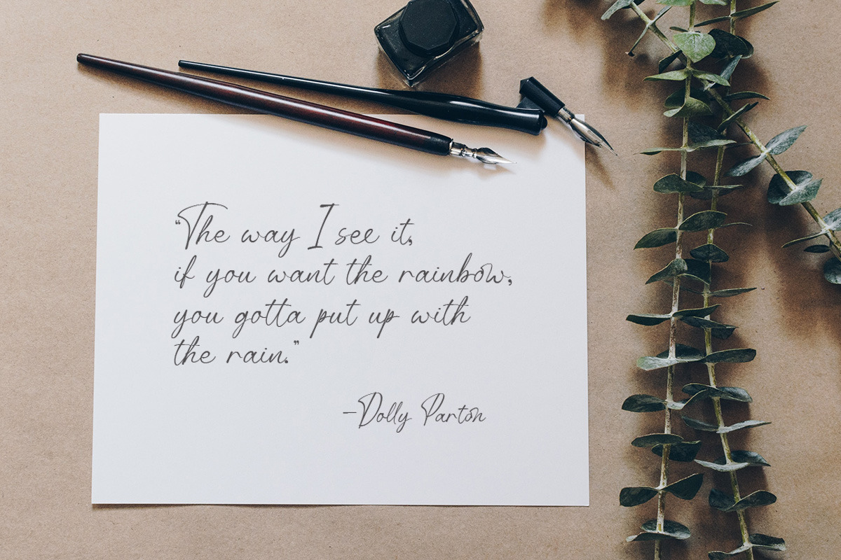 Anstally Script Font, a Script Font by Letterhend Studio (Photo 8 of 9)