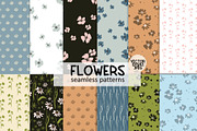 Soft Pastel Floral Patterns, a Pattern Graphic by Pattern + watercolor (Thumbnail 7 of 7)