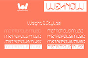 Metropolis Music font, a Font by weknow (Thumbnail 7 of 8)