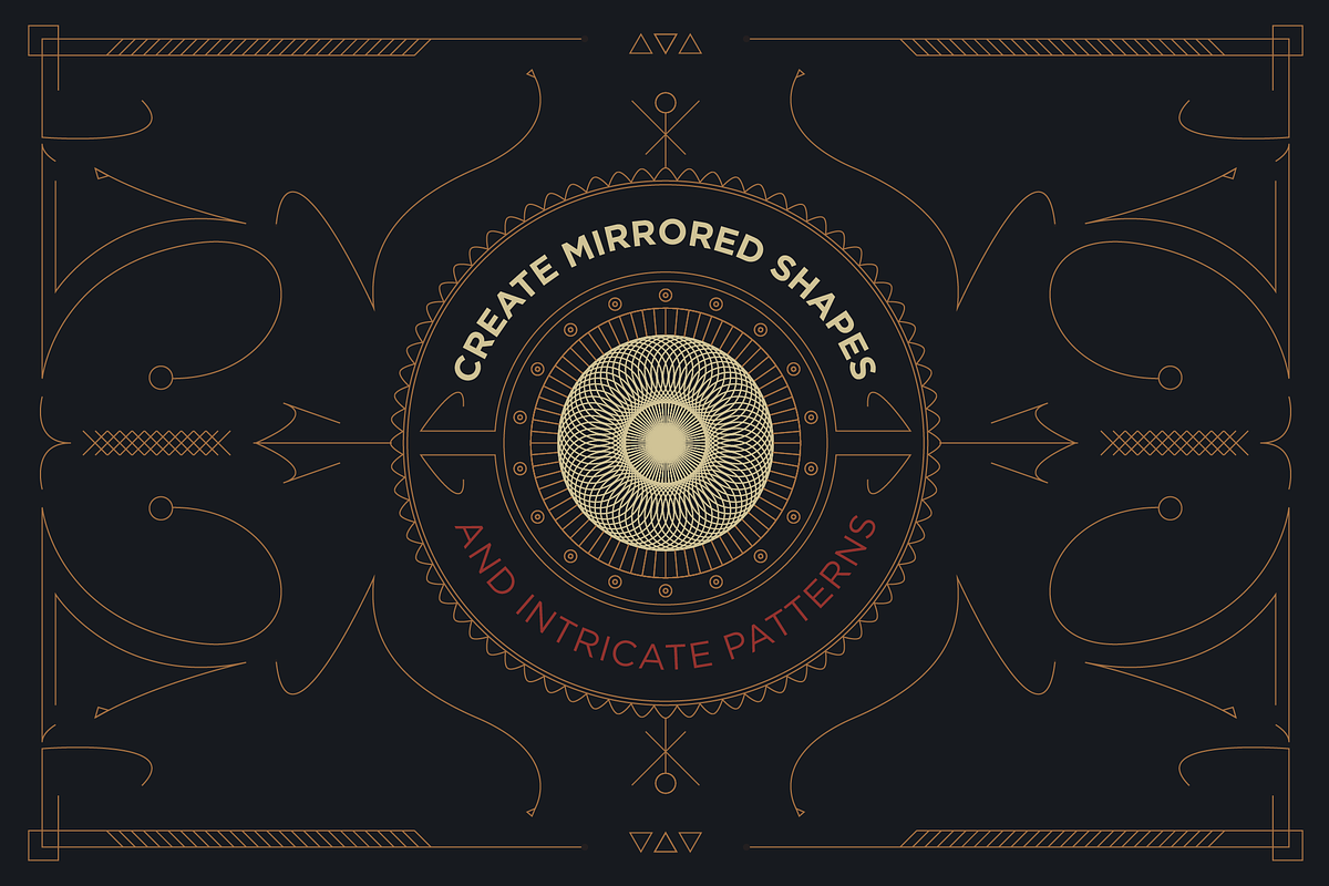 LiveSymmetry for Adobe Illustrator, a Pattern Graphic by Eagle & Bison Design Co. (Photo 2 of 5)