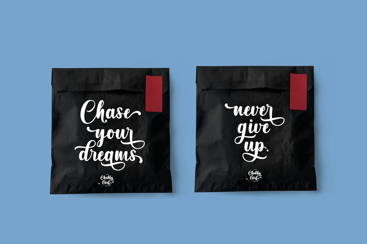 Chubby Girl Script, a Script Font by moriztype (Photo 8 of 9)