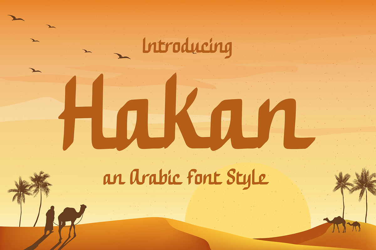 Hakan - Arabic Font Style, a Font by Typefactoryco (Photo 1 of 10)