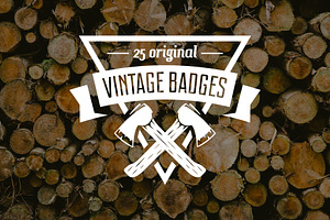 Set Of Vintage Logo And Badges Vol.1