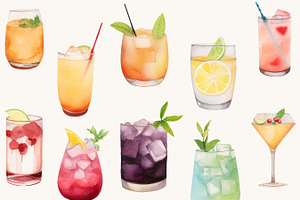 Cocktail And Drink Clipart