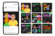 Cycle Sale Offer Social Media Post, an UI Kit Template by CreativeShaper (Thumbnail 1 of 3)