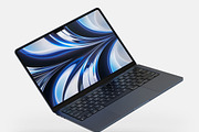 10 MacBook Air 2022 Mockups, a Books & Magazine Mockup by Smotrow Related (Thumbnail 5 of 11)