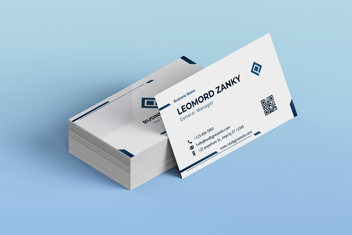Modern Minimalist Business Card, a Business Card Template by Artnivora.Std