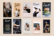 Rose Gold Instagram Stories Pack, a Social Media Template by SilverStag Type Foundry (Thumbnail 6 of 18)