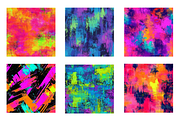 Neon Grunge Seamless - Volume 2, a Pattern Graphic by Chromolume Studio (Thumbnail 3 of 15)