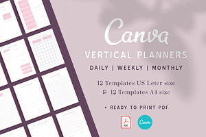 CANVA VERTICAL PLANNERS