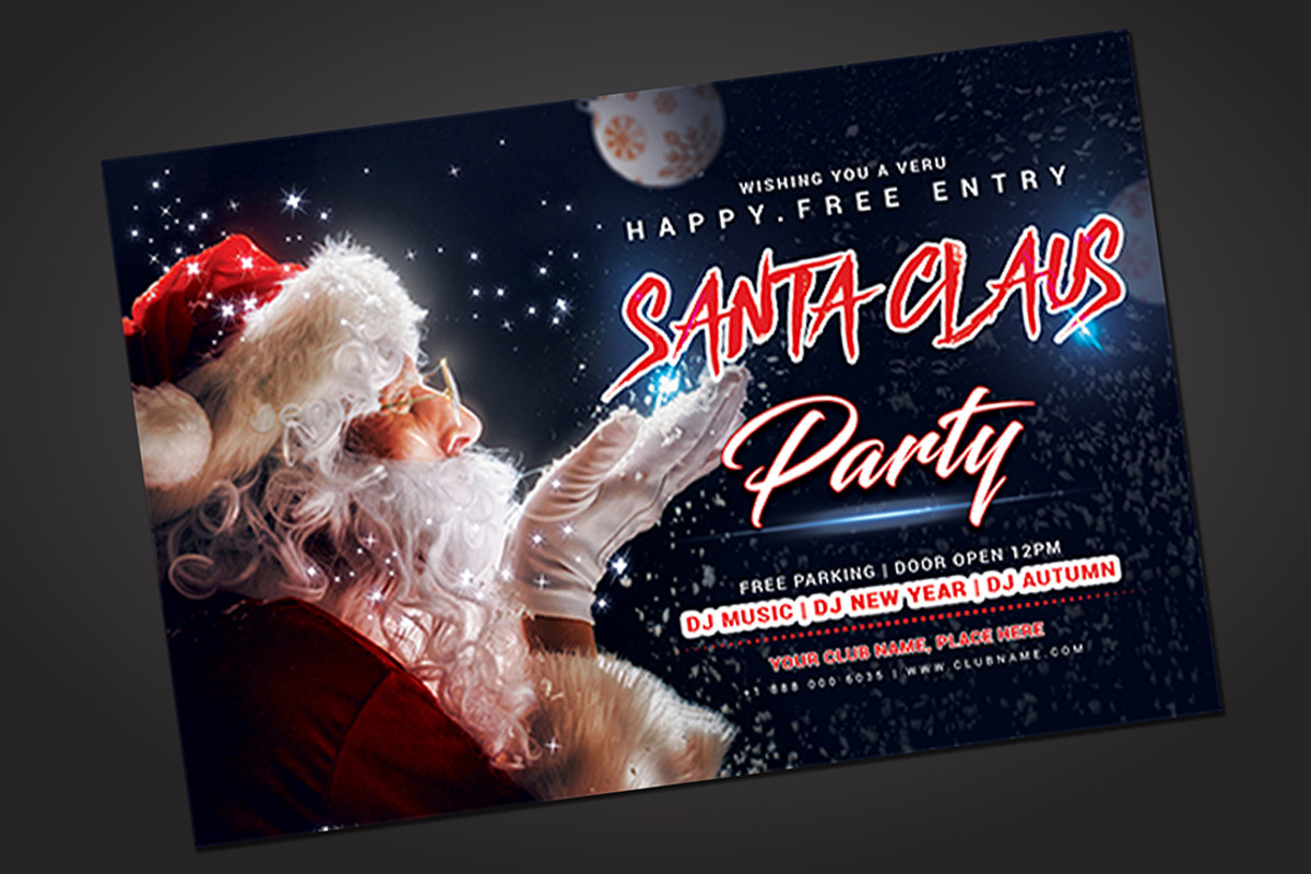 50-Christmas Flyers Bundle, a Flyer Template by AfzaalGraphics (Photo 45 of 49)