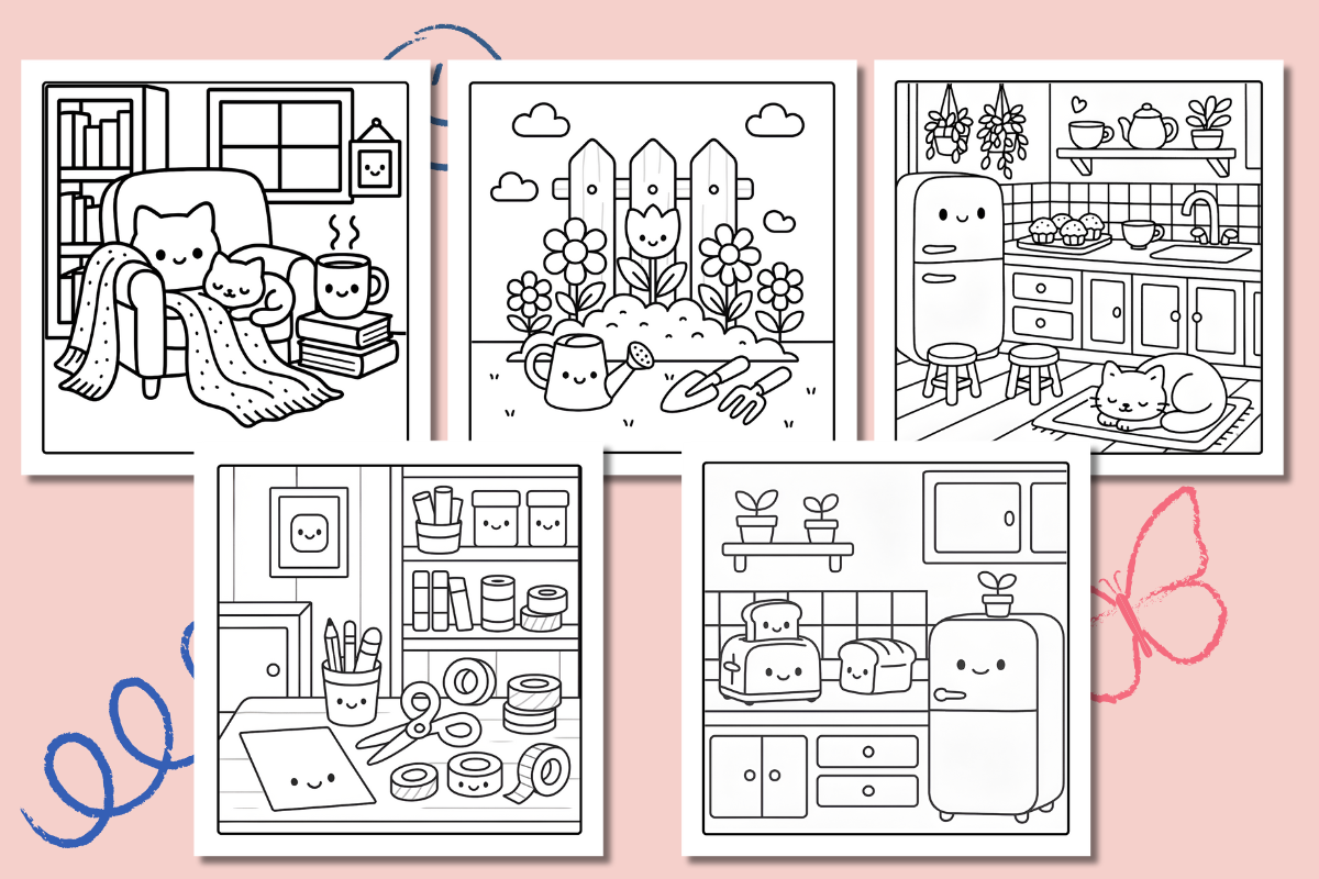 Kawaii Corners Coloring page –31 PNG, an Object Illustration by Smillyy Threads (Photo 7 of 9)