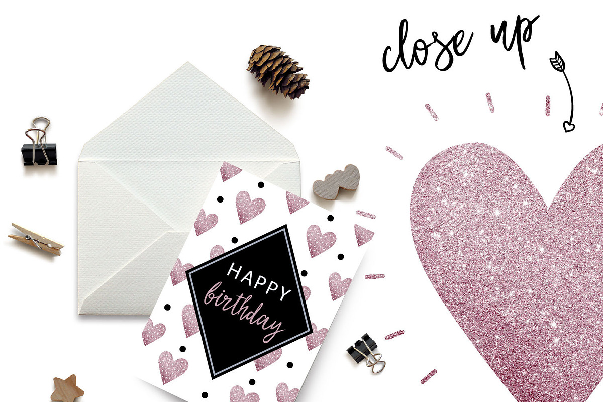 Pink Glitter Heart Clip Art, a Graphic by ConfettiBears (Photo 2 of 5)