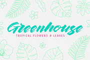 Greenhouse Tropical Flowers & Leaves, an Illustration by Elevens (Thumbnail 1 of 8)
