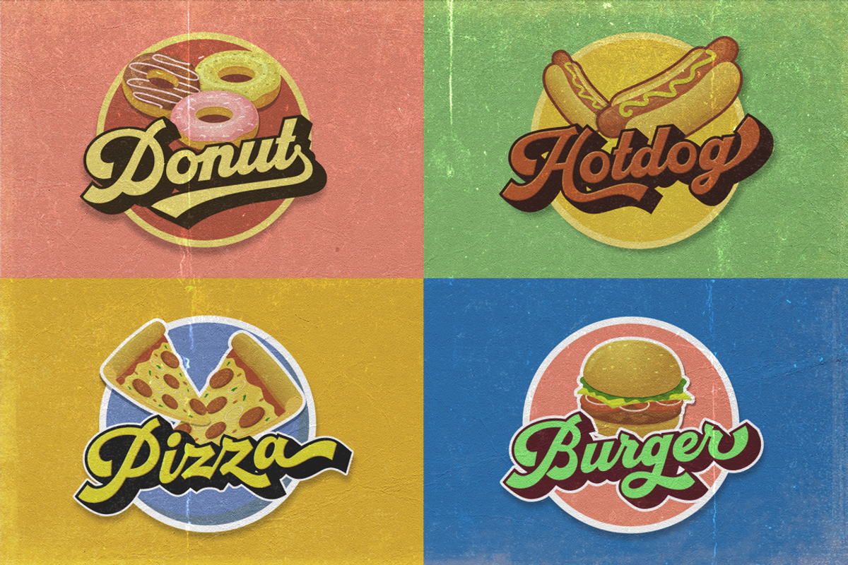 Retrofunk - Script & Serif, a Script Font by Hendra Pratama (Photo 10 of 14)