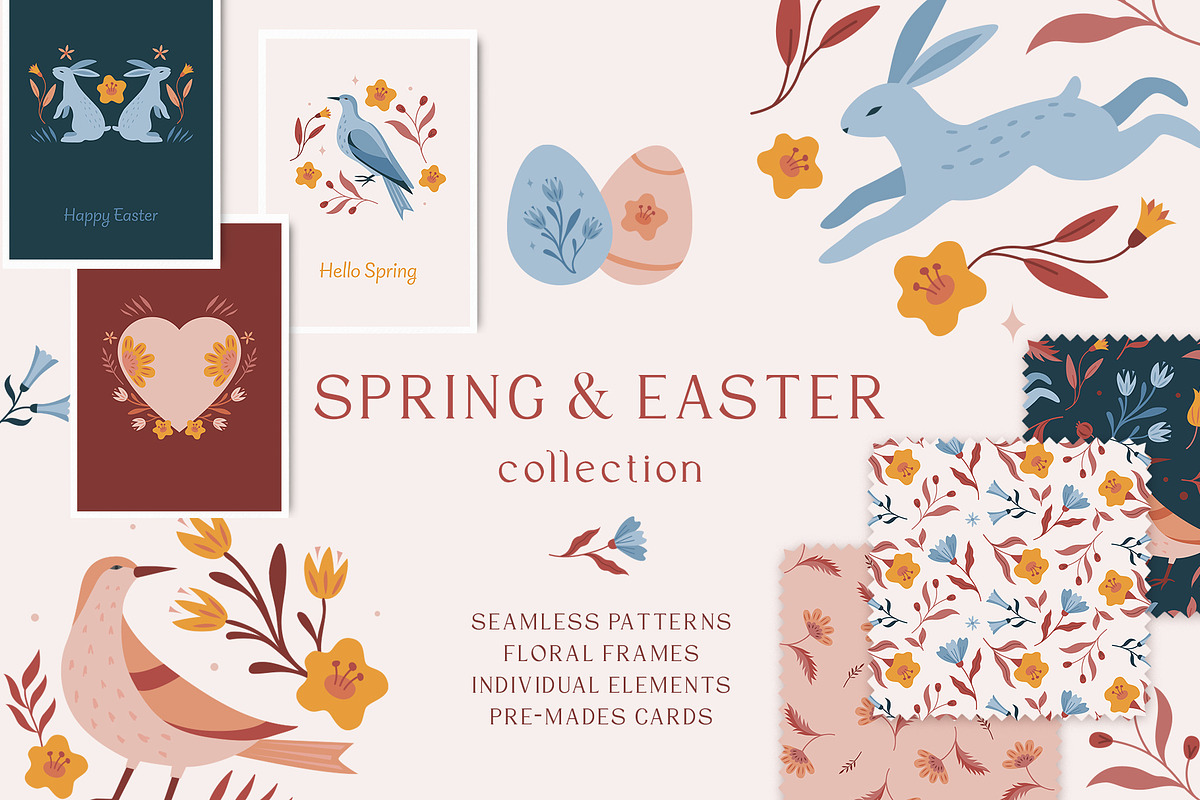 Spring & Easter collection, a Decorative Illustration by ms Julia Nova (Photo 1 of 7)