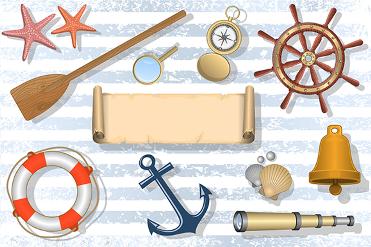 Nautical vectors collection preview 3