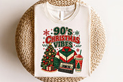 Retro Christmas Vibes PNG, a Seasonal Illustration by CraftArtStudio (Thumbnail 4 of 4)
