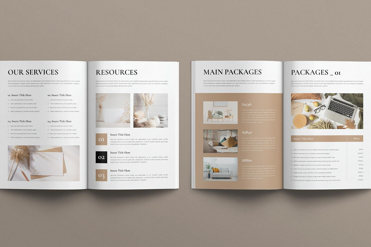 Welcome Packet Magazine Template, a Magazine Template by TemplatesForest