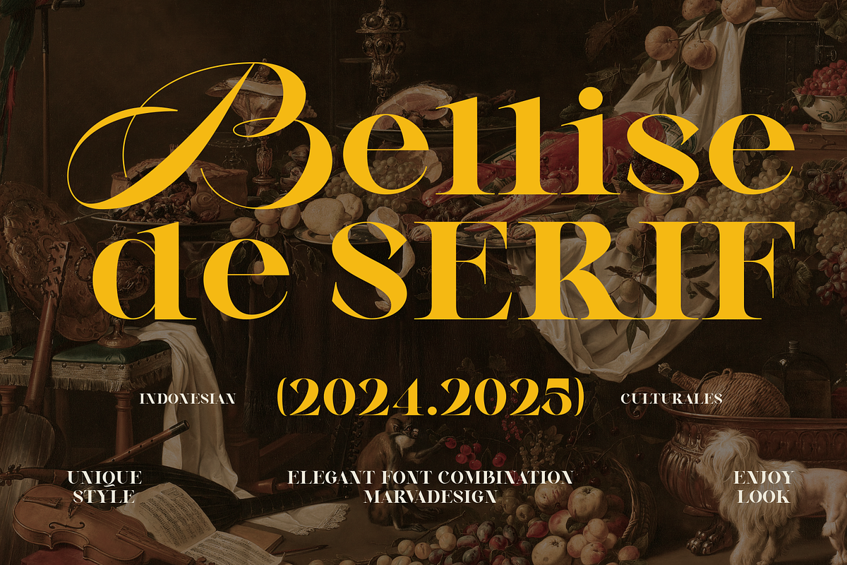 Bellise - Combination Serif, a Serif Font by Marvadesign (Photo 1 of 10)