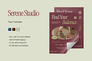 Serene - Flyer, a Flyer Template by StreaksideStd (Thumbnail 1 of 3)