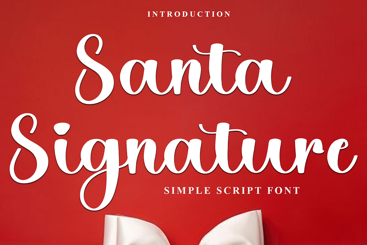 Santa Signature, a Handwritten Font by FreshTypeINK (Photo 1 of 8)