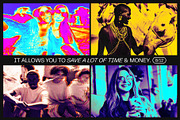 12 Photo Effect Templates, a Layer Style Add-On by iDoodle Studio (Thumbnail 5 of 6)