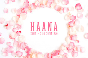 Haana Slab Serif Duo Font