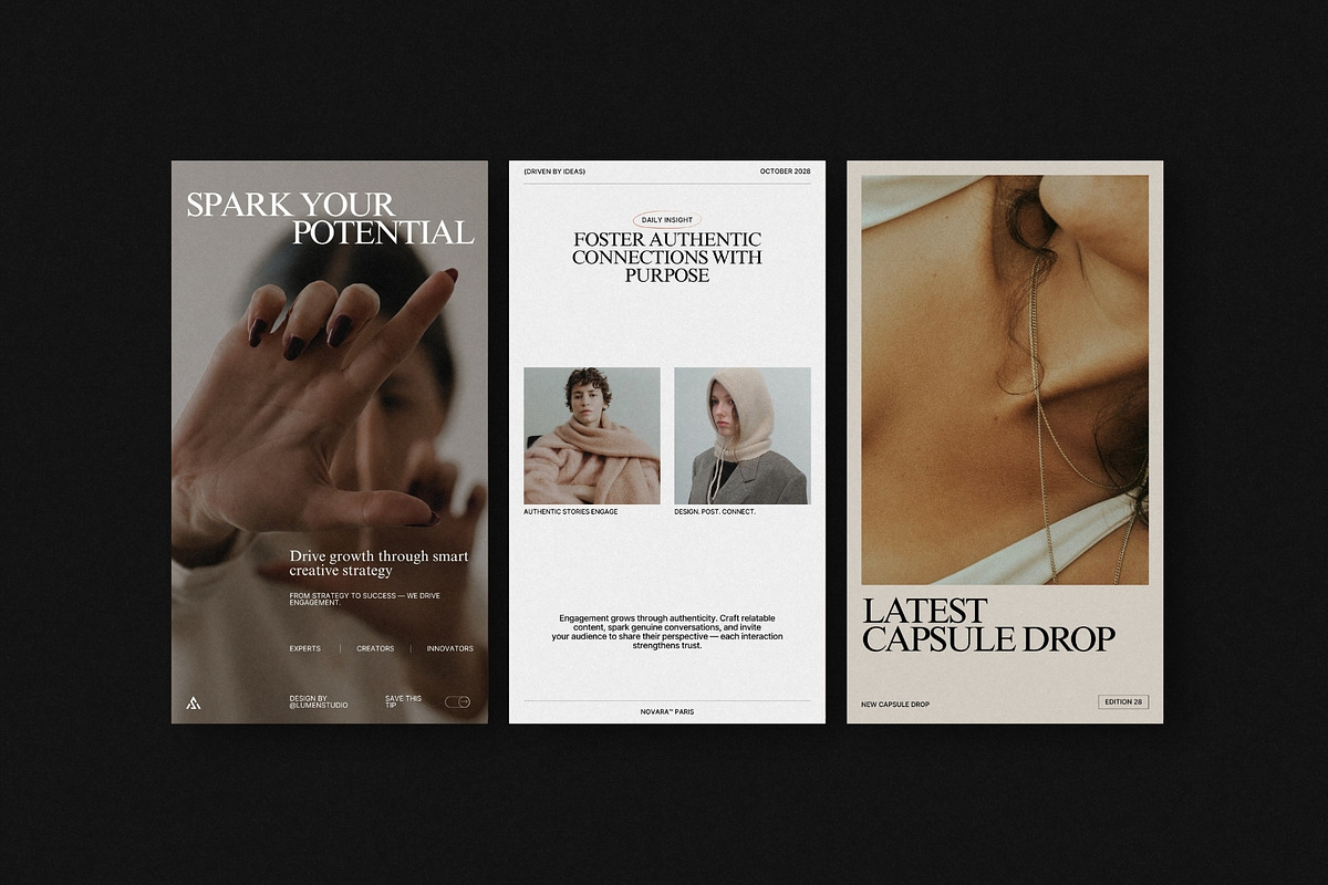 ZUNO | Instagram Post & Story (II), a Social Media Template by The Aesthetic Studio (Photo 2 of 10)