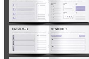 Creative Notebook Planner Landscape