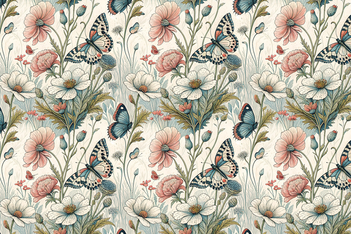 Botanic Garden Seamless Pattern Set, a Pattern Graphic by Designs by Helen Trupak (Photo 4 of 8)