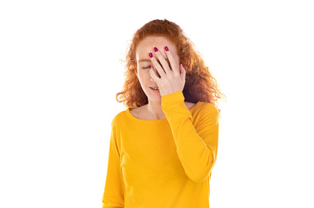 Worried redhear girl, a Person Photo by José Manuel Gelpi