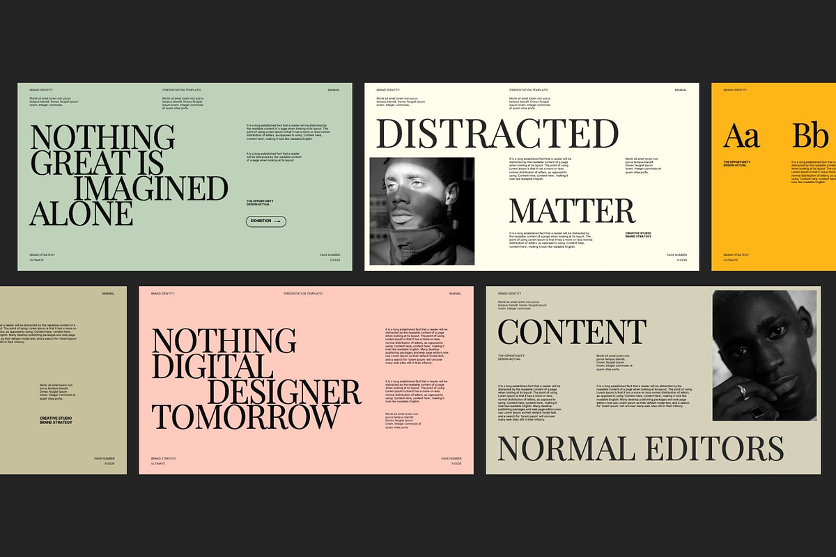 Roberto - Brand Identity PowerPoint, a Presentation Template by Creatorism (Photo 8 of 9)