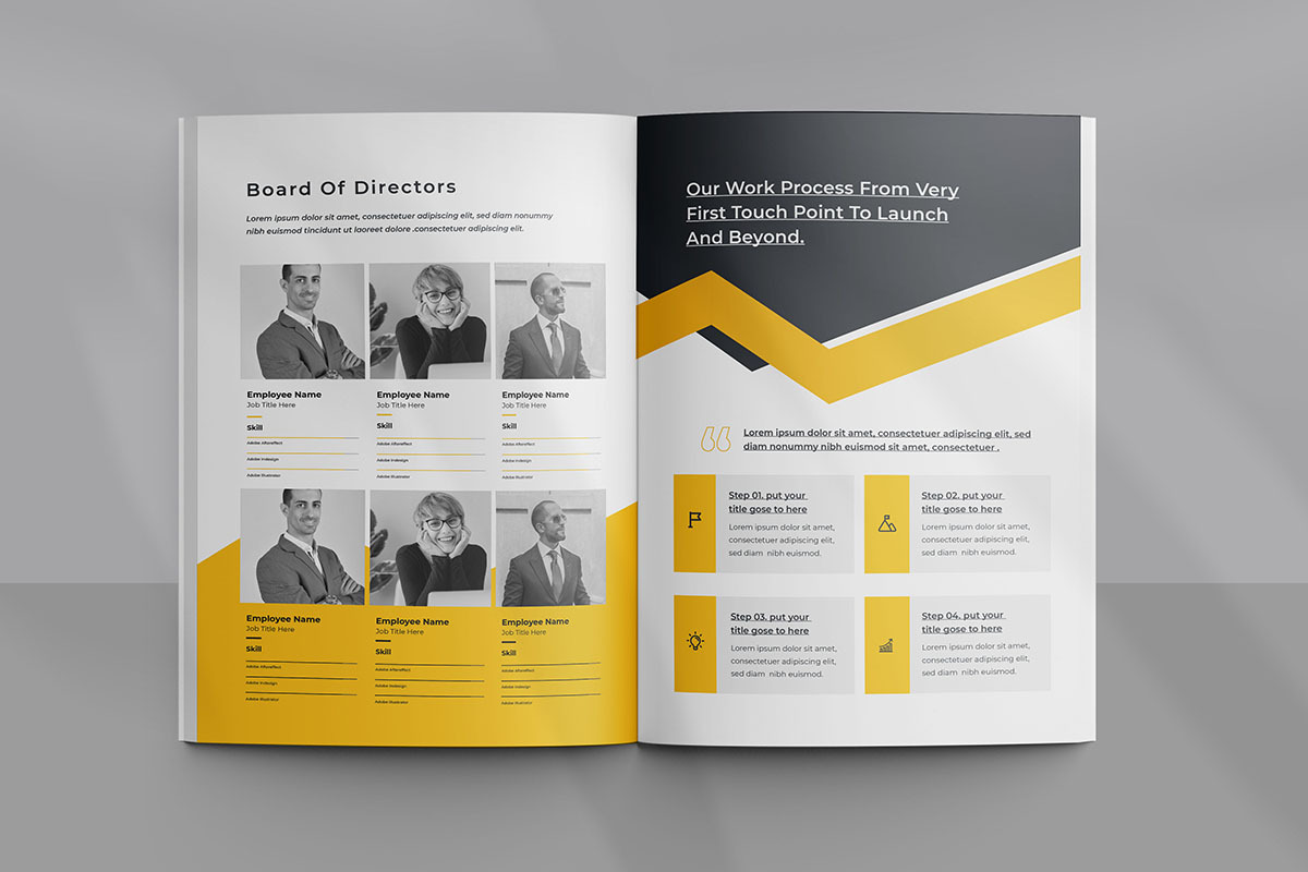 Company Profile, a Brochure Template by afsar.hossain (Photo 3 of 6)