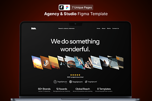 Creative Agency Framer Template, an UI Kit Template by Rozepaars Design