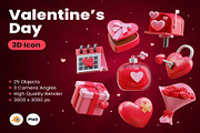 Valentine's Day 3D Icon, an Object 3D Model by Creative Perspective (Thumbnail 1 of 6)