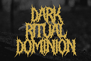 Mortem - Death Metal Font, a Symbol Font by Masyafi Studio (Thumbnail 9 of 9)