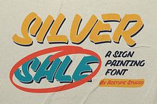 Silver Sale • A Sign Painting Font