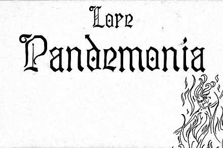 Lore Pandemonia, a Blackletter Font by dawnland