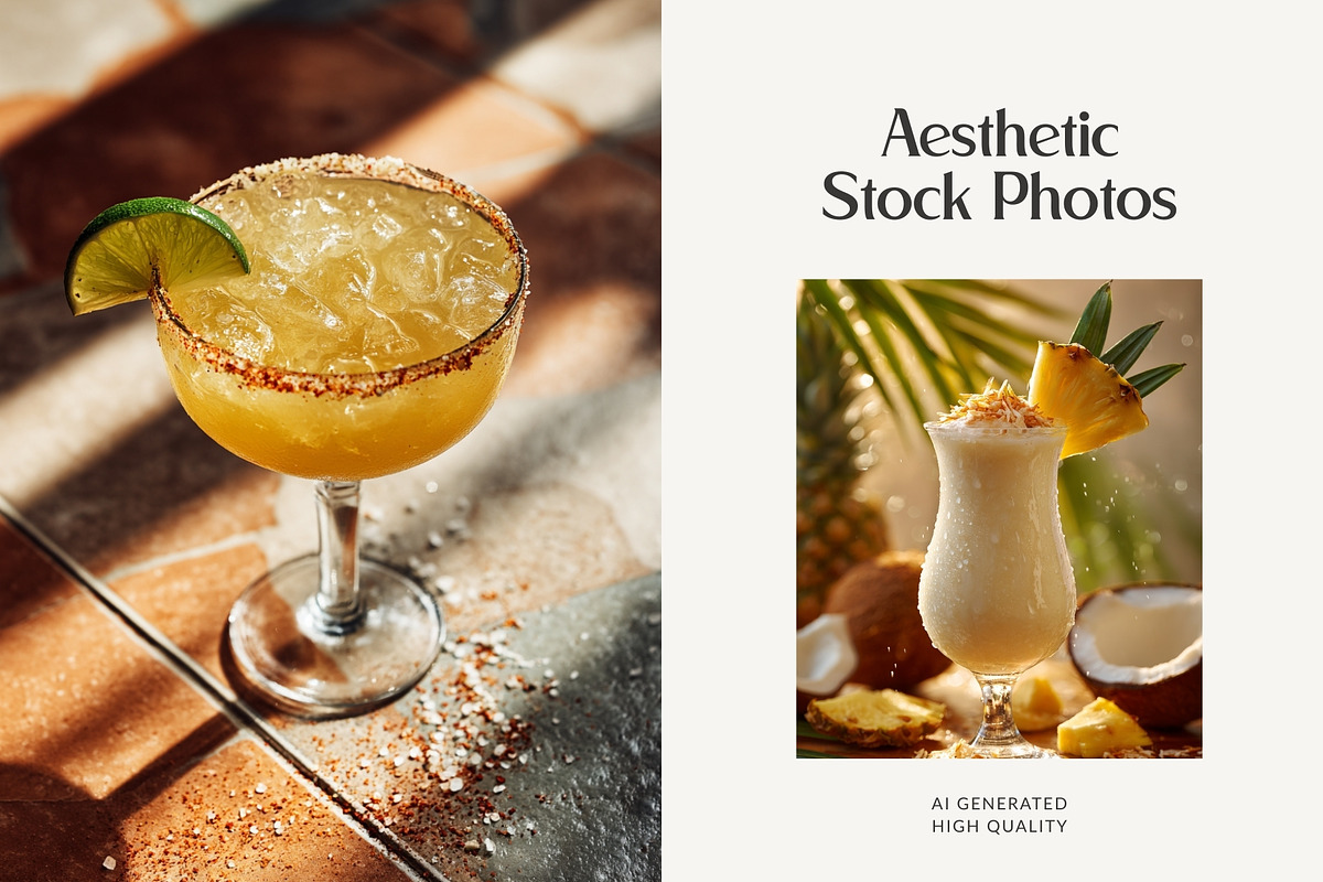 Aesthetic Luxury Cocktail Photos, a Food & Drink Photo by HipFonts (Photo 5 of 9)