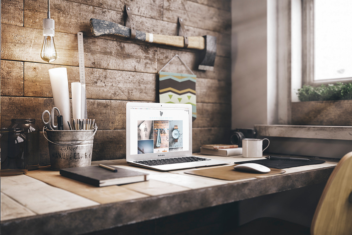 Workspace Mockup Set 2, a Mac Mockup by Best Pixels™ (Photo 6 of 8)