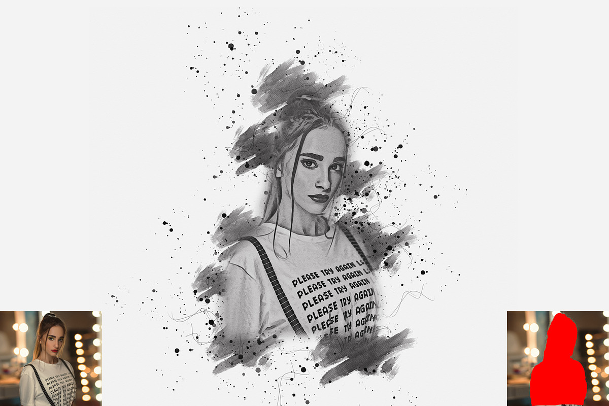 Water Ink Art Photoshop Action, an Action Add-On by Studio Retouch