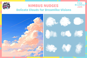 Procreate Fluffy Cloud Brushes