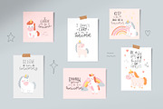 Cute unicorns, elements and quotes, an Animal Illustration by Mariart_i (Thumbnail 6 of 8)