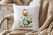 Whimsical Duck PNG Clipart, a Seasonal Illustration by OK Design (Thumbnail 4 of 6)