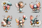 Whimsical Easter Butterfly Clipart, an Illustration by Sublimation Artist (Thumbnail 4 of 7)