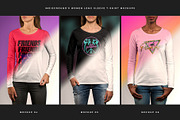 Women Long Sleeve T-Shirt Mockups, a Shirt Mockup by Indieground Design Inc. (Thumbnail 3 of 5)