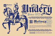 Black Kiyrand Typeface, a Blackletter Font by alit design (Thumbnail 2 of 17)