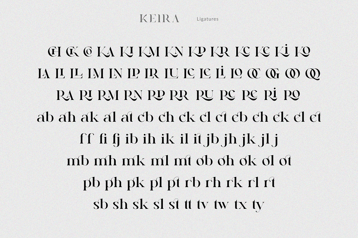 Keira Serif | Simple Elegant Font, a Serif Font by Youthlabs Studio (Photo 19 of 20)