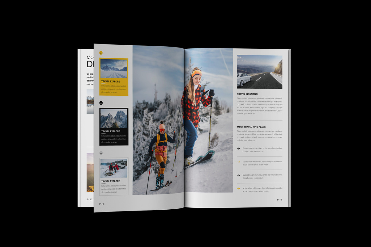 Travel Magazine Template, a Magazine Template by NorthPeak (Photo 8 of 12)